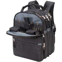 Sacs &agrave; dos pour outils &agrave; 75 pochettes, 13" lo x 17-1/2" la, Noir, Nylon Sécurité Médic
