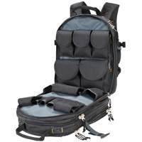 Sacs &agrave; dos pour outils &agrave; 75 pochettes, 13" lo x 17-1/2" la, Noir, Nylon Sécurité Médic
