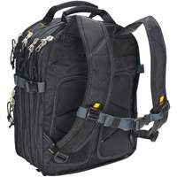 Sacs &agrave; dos pour outils &agrave; 75 pochettes, 13" lo x 17-1/2" la, Noir, Nylon Sécurité Médic