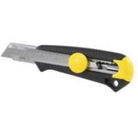 Dynagrip Snap-Off Knife, 18 mm, Steel, Plastic Handle Sécurité Médic