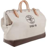 Heavy-Duty 18" Tool Bag, Canvas, 1 Pockets, Beige Sécurité Médic