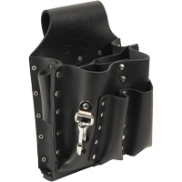 Tool Pouch, Multiple Tool Holder, Leather, 8 Pockets Sécurité Médic