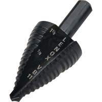 #11 Step Drill Bit, 7/8" - 1-1/8" , 1/4" Increments, High Speed Steel Sécurité Médic