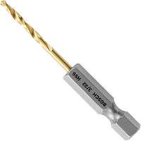 Impact Tough Drill Bit, High Speed Steel, 3/4" Flute, 118° Point Sécurité Médic