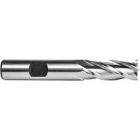 C615 End Mill, 3/4" Dia., 4 Flutes, High Speed Steel Sécurité Médic