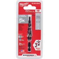 Foret &eacute;tag&eacute; #2 Shockwave Impact Duty, 3/16" - 1/2", Incr&eacute;ments de 1/16", Titane Sécurité Médic