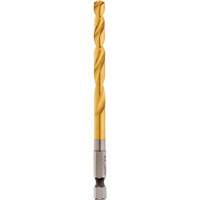 Shockwave Drill Bit, 1/4", Titanium, 2-15/32" Flute, 135° Point Sécurité Médic