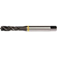 Taraud &agrave; goujures h&eacute;licoidales Yellow Shark, Acier rapide au cobalt, Filet de 1/4"-20, 3,15" l Sécurité Médic