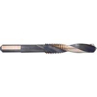 Taraud & Foret Combin&eacute;, 5/8"-11, Acier rapide, Cannelure 1-1/2" Sécurité Médic