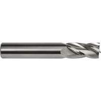 Fraise embout S134, 1/8" dia., 1-1/2" lo, 4 cannelures, 1/8" tige, Carbure Sécurité Médic