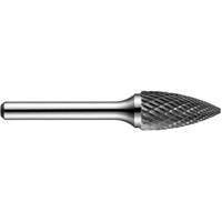 Pointed Tree Rotary Burr, SG-50DC, 1/2" Dia., 1/4" Shank, 1" Depth of Cut Sécurité Médic