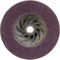Disque &agrave; lamelles &agrave; changement rapide 769F, 4-1/2" x 5/8"-11, Type 27, Grain 120+, C&eacute;ramique Sécurité Médic