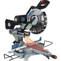 Dual Bevel Sliding Compound Mitre Saw, 12", 15 A Sécurité Médic