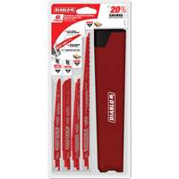 Nail-Embedded Wood & Metal Cutting/Demo Reciprocating Saw Blade Set Sécurité Médic