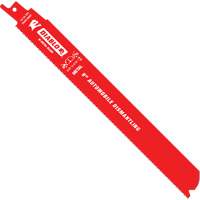 Reciprocating Blade for Auto Dismantling, Bi-Metal, 14-18 TPI, 9" L x 1" W Sécurité Médic