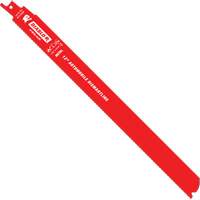 Reciprocating Blade for Auto Dismantling, Bi-Metal, 10-14 TPI, 12" L x 1" W Sécurité Médic