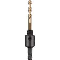 Hole Dozer Hole Saw Small Arbor with Cobalt Pilot Bit, 0" - 1-3/16", 1/4" Shank Sécurité Médic