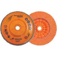 Disque &agrave; lamelles Enduro-Flex Turbo, 4-1/2" x 5/8"-11, Grain 36/60 Sécurité Médic