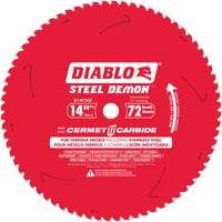 Steel Demon Cermet II Circular Saw Blade, 14", 72 Teeth, Metal Use Sécurité Médic