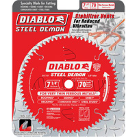 Steel Demon Cutting Saw Blade, 7-1/4", 70 Teeth, Metal Use Sécurité Médic