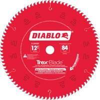 Trex&reg; Blade Cutting Saw Blade, 12", 84 Teeth, Plastic/Composite Decking Use Sécurité Médic
