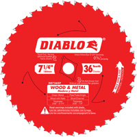 Steel Demon Cermet II Saw Blade, 7-1/4", 36 Teeth, Metal Use Sécurité Médic