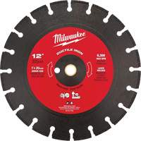 Circular Saw Blade, 12", Ductile Iron Use Sécurité Médic