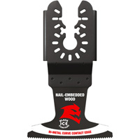 Demo Demon 2-1/2" Universal Fit Bi-Metal Oscillating Blades for Nail-Embedded Wood Sécurité Médic