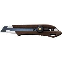 Ratchet Lock Knife, 18 mm, Wood Handle Sécurité Médic