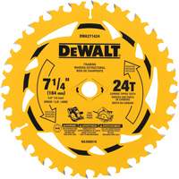 Lame de scie circulaire, 7-1/4", 24 dents, Pour Bois Sécurité Médic