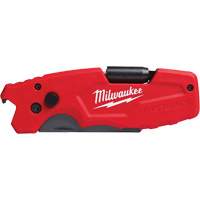 FASTBACK 6-in-1 Folding Utility Knife, 8-3/4" L, 6 Functions, 1 lbs. Sécurité Médic