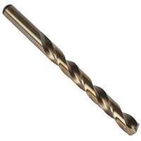 Jobber Drill Bits, High Speed Cobalt, #1, 3-7/8" L, 2-5/8" Flute, 135° Point Angle Sécurité Médic