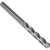 S147 30° Extra Long Ball Nose End Mill, 1/2" Dia., 6" L, 4 Flutes, 1/2" Shank, Carbide Sécurité Médic