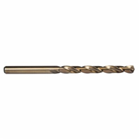 Foret long, 1/16", Acier rapide au cobalt, Cannelure 1-3/4", Pointe de 135° Sécurité Médic