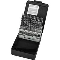Jobber Length Drill Bit Set, 60 Pieces, High Speed Steel Sécurité Médic