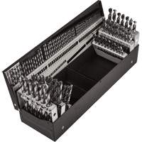 Jobber Length Combination Drill Bit Set, 114 Pieces, High Speed Steel Sécurité Médic