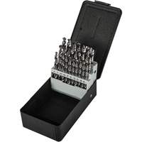Jobber Length Drill Bit Set, 26 Pieces, High Speed Steel Sécurité Médic