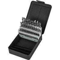 Stub Length Drill Bit Set, 60 Pieces, High Speed Steel Sécurité Médic