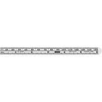 Economy Precision Flexible Ruler, 6-1/2" L, Steel Sécurité Médic