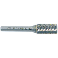 JET-KUT Cylindrical Shape Bur, 1/4" Dia., 1/4" Shank, 5/8" Depth of Cut Sécurité Médic