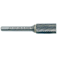 End-Cut Cylindrical Burr, 1/2" Dia., 1/4" Shank, 1" Depth of Cut Sécurité Médic