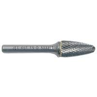Tree Shape Bur with Radius End, 3/8" Dia., 1/4" Shank, 3/4" Depth of Cut Sécurité Médic