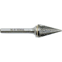 M4-D JET-KUT&reg; Cone Shape Burr, 3/8" Dia., 1/4" Shank, 5/8" Depth of Cut Sécurité Médic
