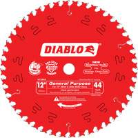 Saw Blades - General Purpose, 12", 44 Teeth, Wood Use Sécurité Médic