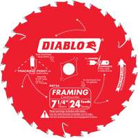 Framing Saw Blade, 7-1/4", 24 Teeth, Wood Use Sécurité Médic
