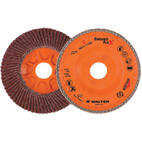 Disque &agrave; lamelles Enduro-Flex, 4-1/2" x 7/8", Type 27, Grain 40, Alumine de zirconium Sécurité Médic