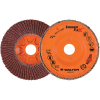 Disque &agrave; lamelles Enduro-Flex, 5" x 7/8", Type 27, Grain 40, Alumine de zirconium Sécurité Médic