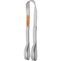 &eacute;lingue en toile de nylon, Oeillet double, 4" la x 15' lo Sécurité Médic