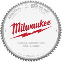 Endurance&reg; Circular Saw Blade, 14", 72 Teeth, Metal Use Sécurité Médic