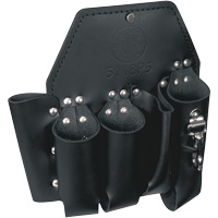 Tool Pouch, Multiple Tool Holder, Leather, 5 Pockets Sécurité Médic